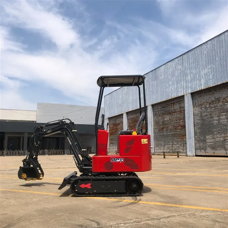 Mini kompaktné rýpadlo s hmotnosťou 1 tony